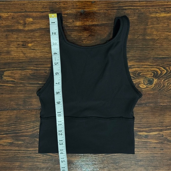 Lululemon Power Pivot Tank Top - Ribbed - Black - Size 0 - Picture 4 of 5